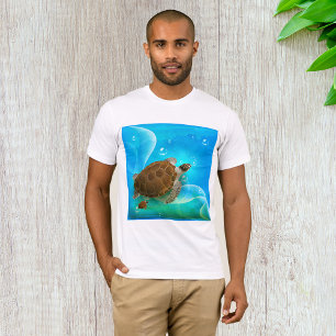 Schildkröte Schwimmer T - Shirt
