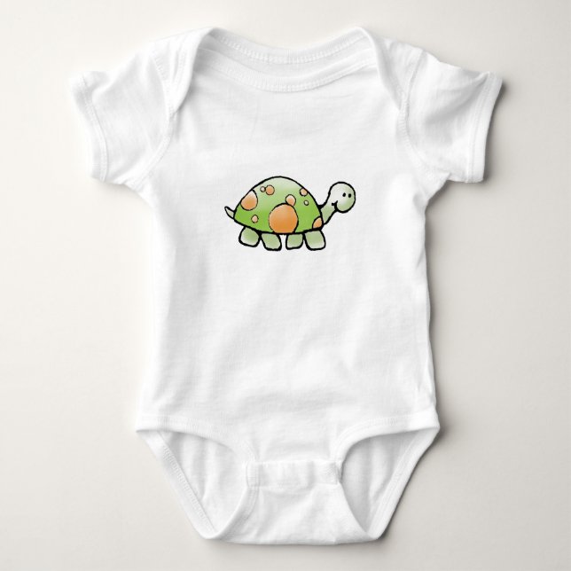 Schildkröte-Shirt-, Sweatshirt-oder Baby Strampler (Vorderseite)