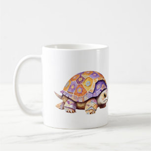 Schildkröte spielerisch Adorable Fun Tier farbenfr Kaffeetasse