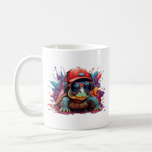 Schildkröte Tier Kunst Ich cool süße Schildkröte Kaffeetasse