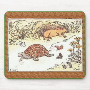Schildkröte und die Hasen Mousepad