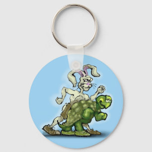 Schildkröte und die Hasen Schlüsselanhänger