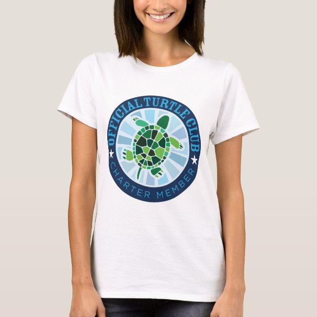Schildkröte-Vereinsmitglied-Damen-T-Shirt T-Shirt (Vorderseite)