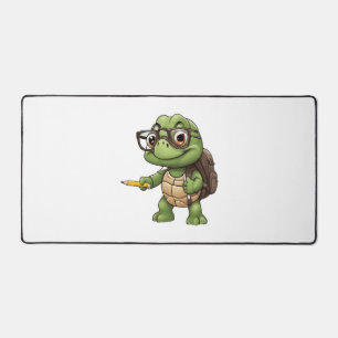 Schildkröte zurück zur Schule Schreibtischunterlage