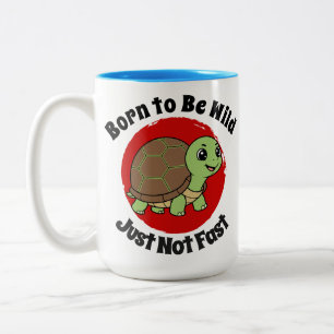 Schildkröte zweifarbige tasse