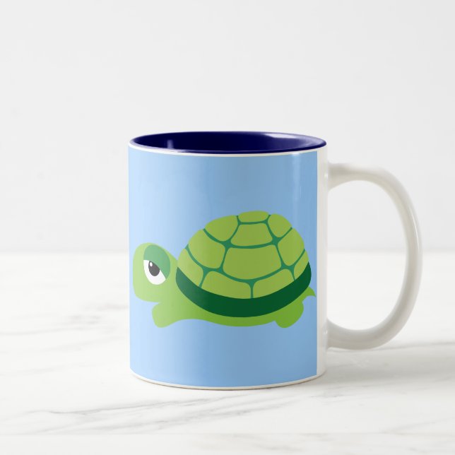 Schildkröte Zweifarbige Tasse (Rechts)