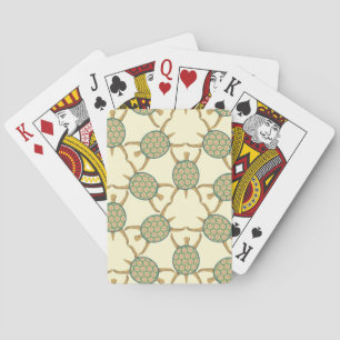 Schildkrötemuster Spielkarten