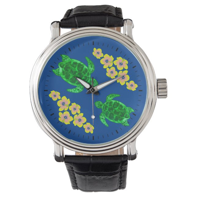 Schildkröten Armbanduhr (Vorderseite)