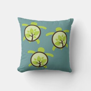 Schildkröten Bio Planet Custom Cotton Pilzes Kissen