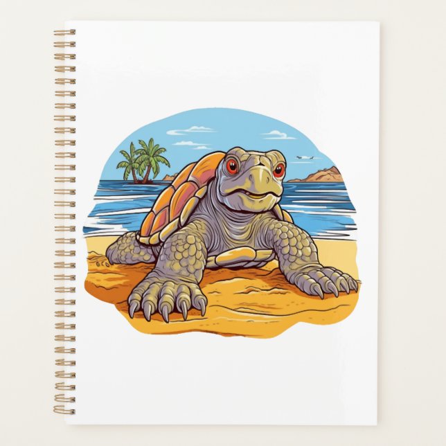 Schildkröten-Carton-Strand Planer (Vorderseite)