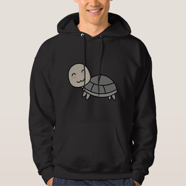 Schildkröten-Comic-Tier Hoodie (Vorderseite)