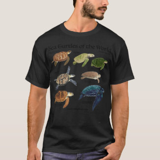 Schildkröten der Welt Freunde T-Shirt