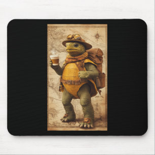 Schildkröten-Entdecker-Abenteuer-Wandern-Reise-Nat Mousepad