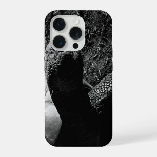 Schildkröten-Fotografie in Schwarz-Weiß iPhone 15 Pro Hülle