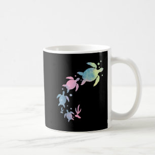 Schildkröten Gefärbte Krawatte Niedlich Sea Turtle Kaffeetasse