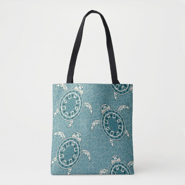 Schildkröten Hintergrund Tasche (Vorderseite)