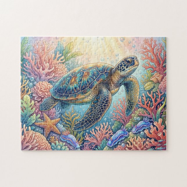 Schildkröten-Illustration (Horizontal)