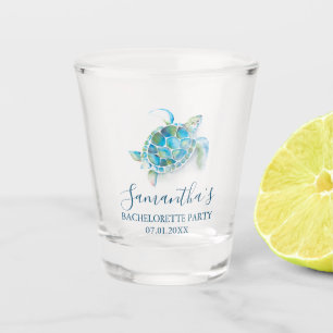 Schildkröten-Junggesellinnenabschied-Wochenende Schnapsglas