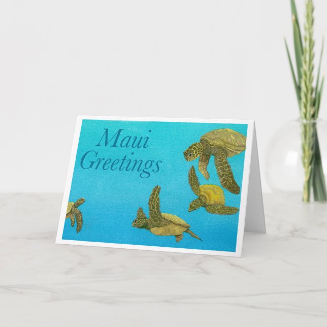 Schildkröten Karte (Vorderseite)