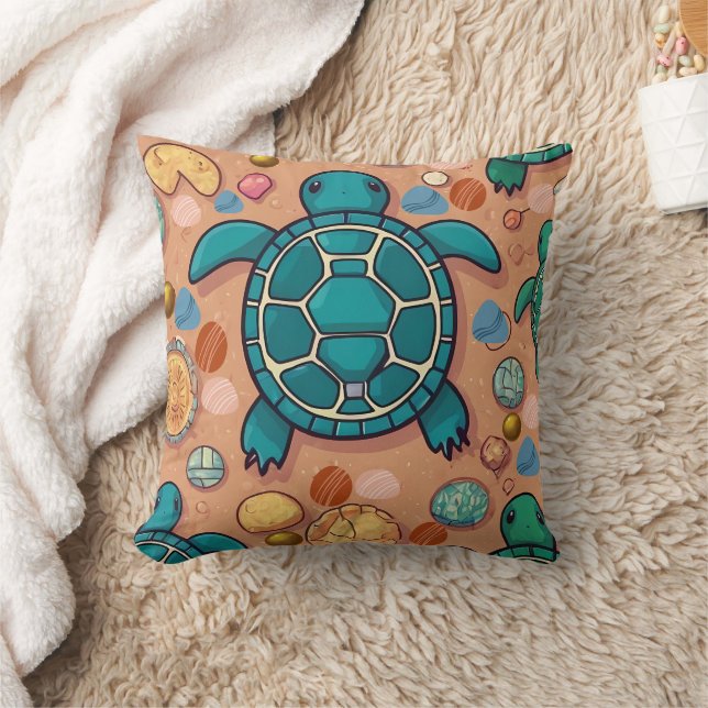 Schildkröten Kissen (Decke)