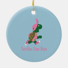 Schildkröten laufen keramik ornament