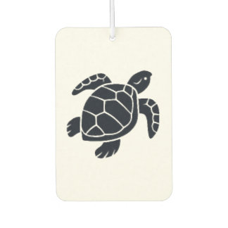 Schildkröten-Logo-Emblem Rotwangen-Schmuckschildkr Autolufterfrischer