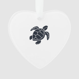 Schildkröten-Logo-Emblem Rotwangen-Schmuckschildkr Ornament