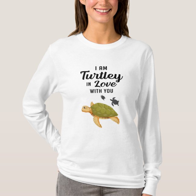 Schildkröten Meer Meereswelt Süße Tier Geschenk T-Shirt (Vorderseite)