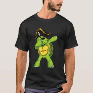 Schildkröten mit Piratenhut T-Shirt