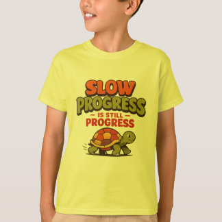 Schildkröten-Motivation: Langsamer Fortschritt ist T-Shirt