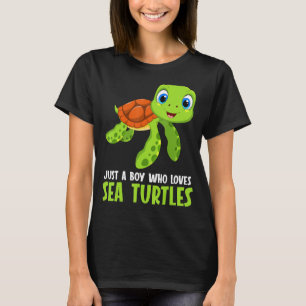 Schildkröten Natur Wildtiere Schutz niedlich T-Shirt