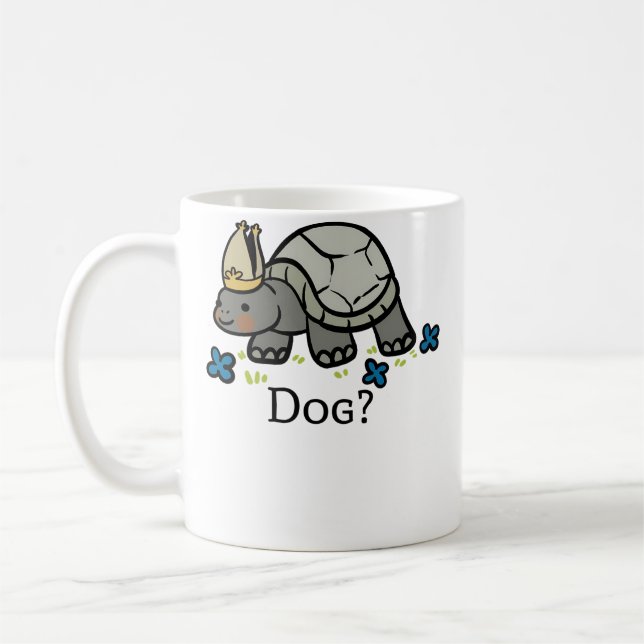 Schildkröten Papst Kaffeetasse (Links)