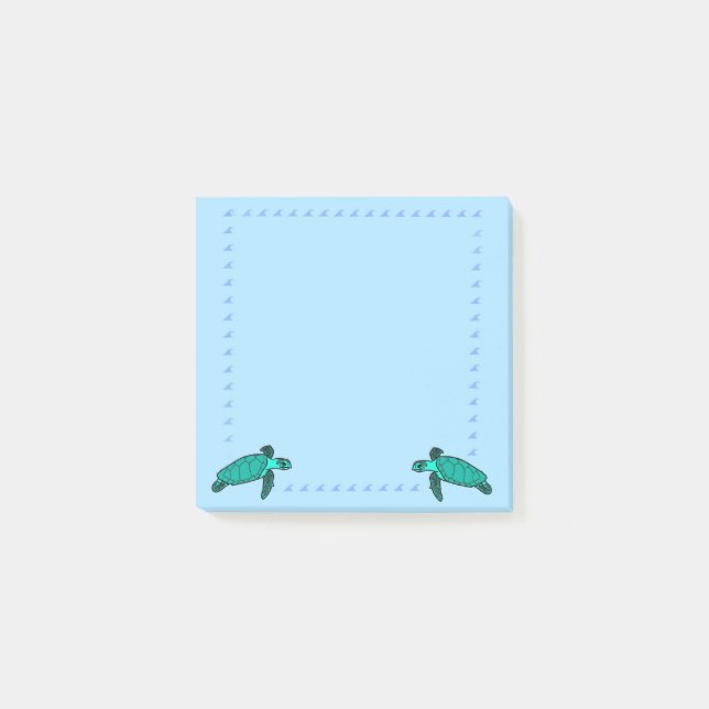 Schildkröten Post-it-Notizen Post-it Klebezettel (Vorderseite)