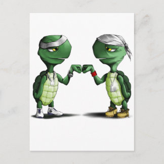 Schildkröten Postkarte