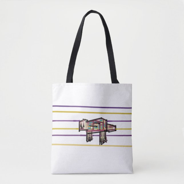 Schildkröten Sommer  Tasche (Vorderseite)