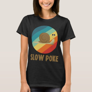 Schildkröten-T-Shirts mit langsamer Poke-Grafik T-Shirt