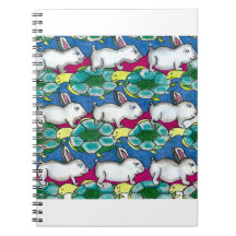 Schildkröten und Häschen Tessellation pattefanart