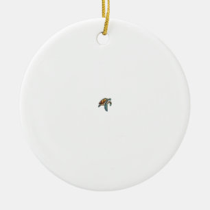 Schildkröten Unterwasser-Design für Taucher Keramik Ornament