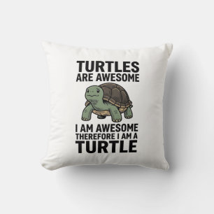 Schildkröten-Zitat Vintage-Gravur-Vektor-T-Shirt-D Kissen