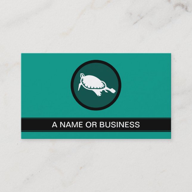 Schildkrötenblase Visitenkarte (Vorderseite)