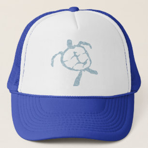 Schildkrötenblau Truckerkappe