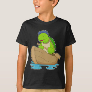 Schildkrötenboot-Paddel T-Shirt