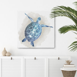 Schildkrötenfarbe Canvas Print Leinwanddruck