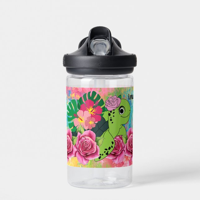 Schildkrötenflasche für Kinder Trinkflasche (Vorne)
