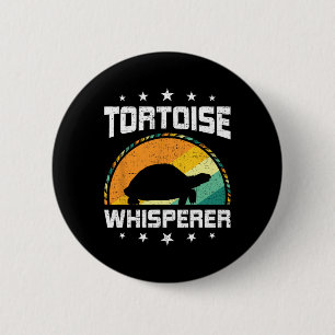 Schildkrötenflüsterer Fly Fishing Aquarium Fischpa Button