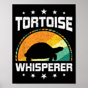 Schildkrötenflüsterer Fly Fishing Aquarium Fischpa Poster