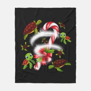 Schildkrötengift   Turtle Candy Sweet Christmas Fleecedecke