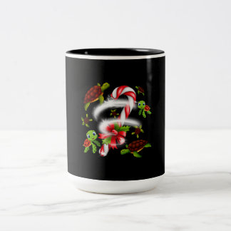 Schildkrötengift | Turtle Candy Sweet Christmas Zweifarbige Tasse