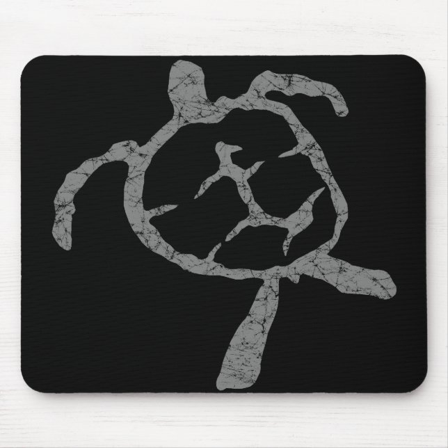 Schildkrötengrau Mousepad (Vorne)