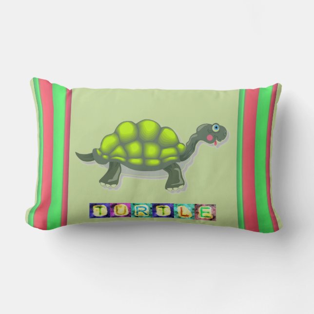 Schildkrötenkissen Lendenkissen (Vorderseite)